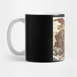 hawk, moon and skull 3 Mug